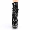 Pleaser - BLONDIER1020 Platform Boots, Pole dance shoes - Pole dance shoes - Black Product image